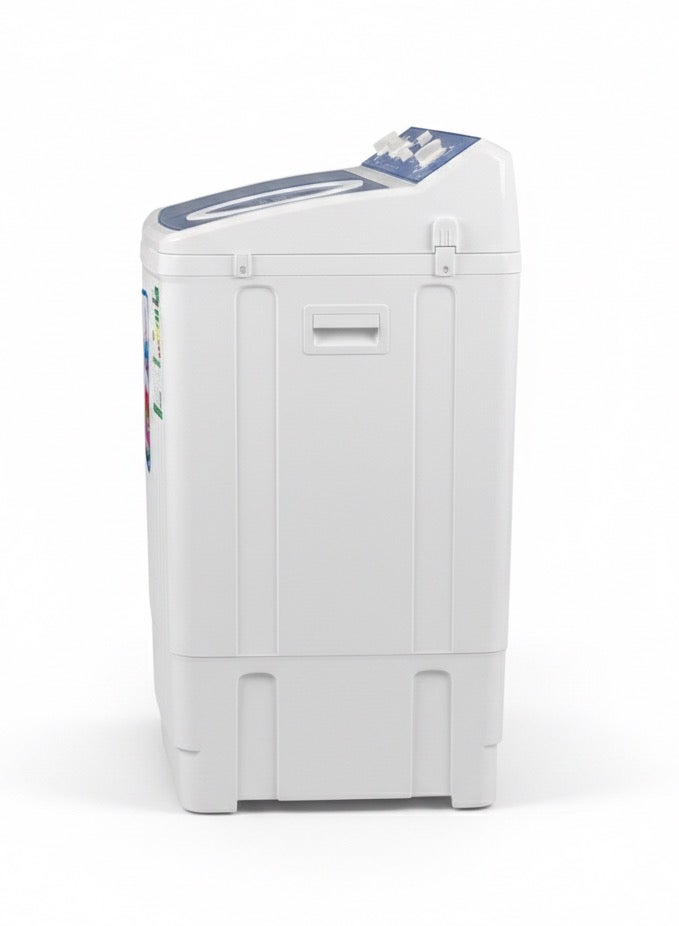 Fresh 8Kg Twin Tub Washing Machine Dual Motor Powerful Washing White - Image 3